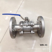 Фланцевый шаровой клапан 3-PC CF8 4 дюйма
